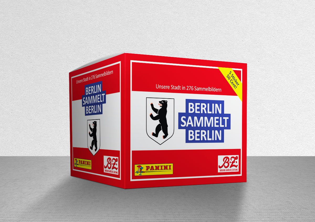 Panini Berlin sammelt Berlin 2012-5 x Leeralbum 